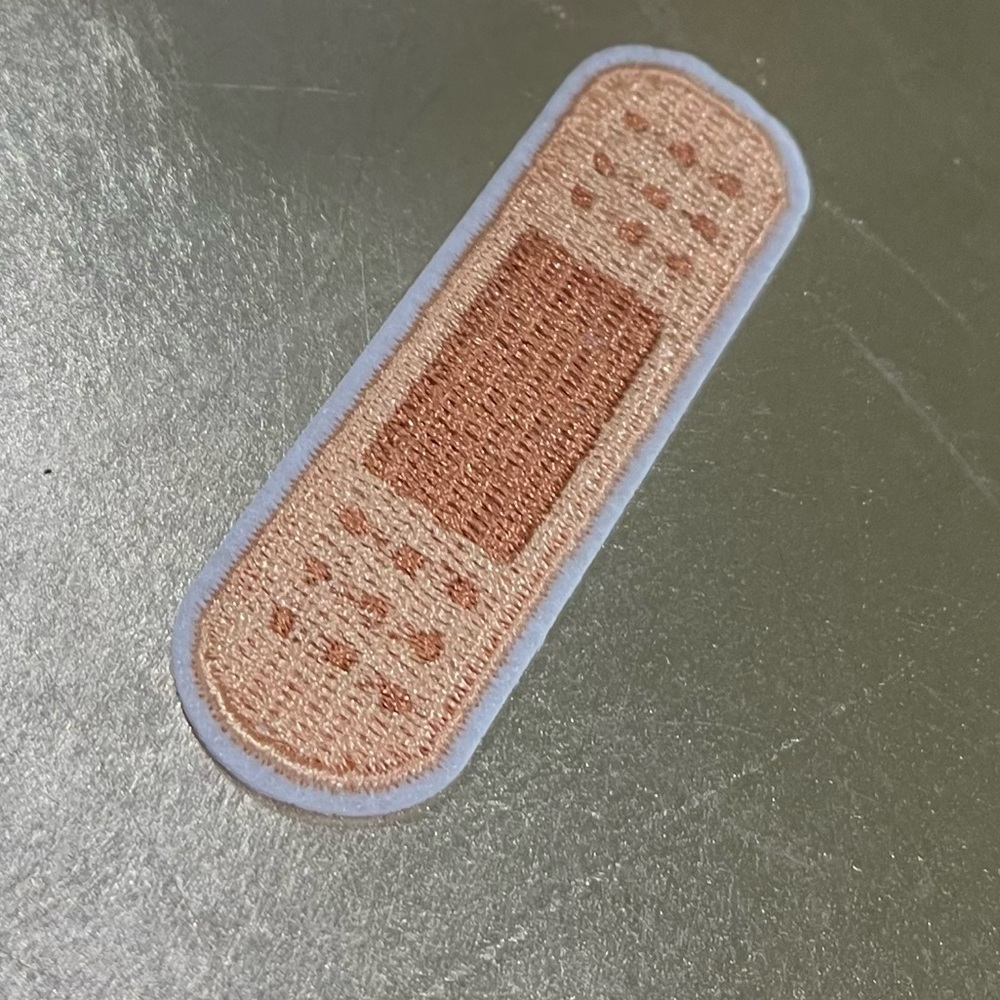 First Aid Themed Bandage Iron-On Patch